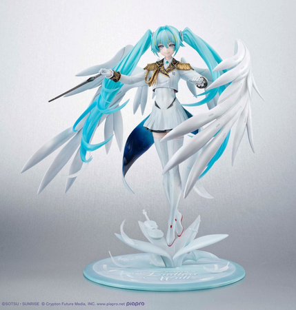 [PRZEDSPRZEDAŻ] Mobile Suit Gundam x Hatsune Miku Lucrea PVC Statue Hatsune Miku x Wing Gundam Zero EW 45th Anniversary 27 cm