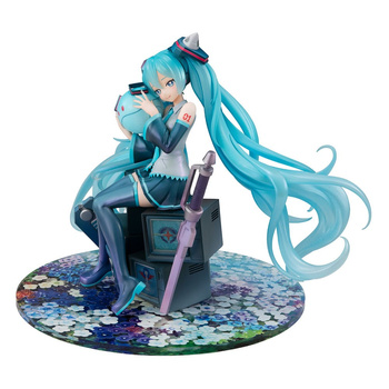[PRZEDSPRZEDAŻ] Mobile Suit Gundam x Hatsune Miku Lucrea PVC Statue Hatsune Miku x OO Gundam 45th Anniversary 17 cm