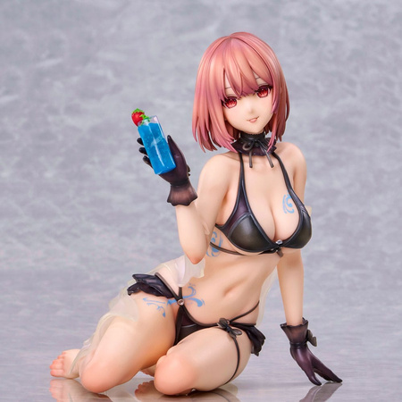 [PRZEDSPRZEDAŻ] Original Character PVC Statue necömi Illustration One more drink for the vacation 13 cm