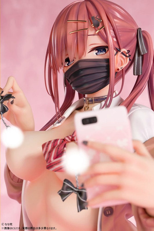 [PRZEDSPRZEDAŻ] Original Character Statue 1/5 Red-Haired Gyaru-Chan Mask Ver. Illustration by Nanamakura 29 cm