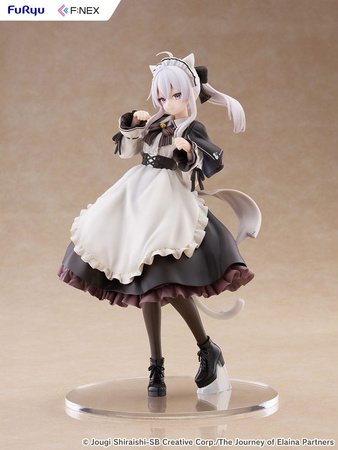 [PRZEDSPRZEDAŻ] Wandering Witch: The Journey of Elaina F:NEX PVC Statue 1/7 Elaina Maid costume with cat ears Ver. 24 cm