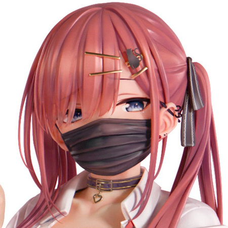 [PRZEDSPRZEDAŻ] Original Character Statue 1/5 Red-Haired Gyaru-Chan Mask Ver. Illustration by Nanamakura 29 cm