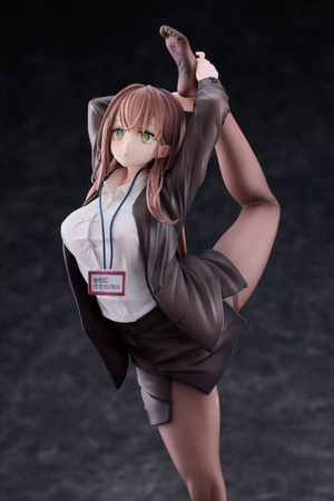 Original Character PVC Statue 1/4 OL-chan Who Doesn't Want to Go to Work White Ver. Deluxe Edition 26 cm