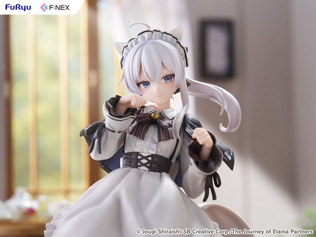 [PRZEDSPRZEDAŻ] Wandering Witch: The Journey of Elaina F:NEX PVC Statue 1/7 Elaina Maid costume with cat ears Ver. 24 cm