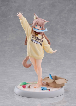 [PRZEDSPRZEDAŻ] My Cat Is a Kawaii Girl Statue 1/6 Kinako Play With Ver. AmiAmi Limited Edition 21 cm