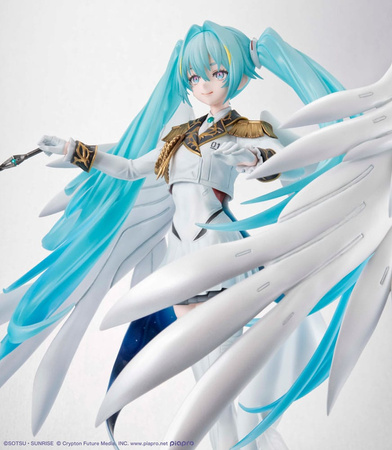 [PRZEDSPRZEDAŻ] Mobile Suit Gundam x Hatsune Miku Lucrea PVC Statue Hatsune Miku x Wing Gundam Zero EW 45th Anniversary 27 cm