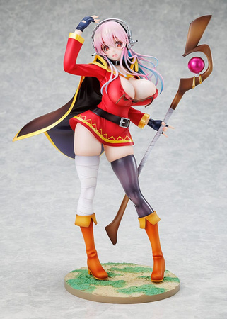 [PRZEDSPRZEDAŻ] Super Sonico x Konosuba PVC Statue 1/7 Super Sonico Megumin collaboration Ver. 25 cm