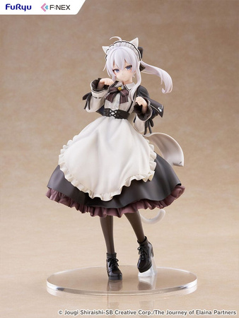 [PRZEDSPRZEDAŻ] Wandering Witch: The Journey of Elaina F:NEX PVC Statue 1/7 Elaina Maid costume with cat ears Ver. 24 cm