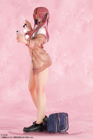 [PRZEDSPRZEDAŻ] Original Character Statue 1/5 Red-Haired Gyaru-Chan Mask Ver. Illustration by Nanamakura 29 cm