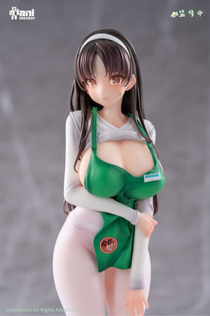 [PRZEDSPRZEDAŻ] Original Character Statue 1/6 First Business! Mari Hanamiya the Gentle Shop Assistant illustration by POPQN 28 cm