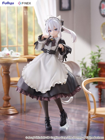 [PRZEDSPRZEDAŻ] Wandering Witch: The Journey of Elaina F:NEX PVC Statue 1/7 Elaina Maid costume with cat ears Ver. 24 cm