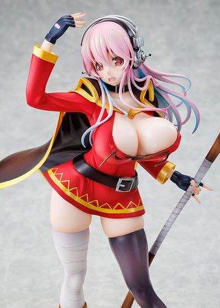 [PRZEDSPRZEDAŻ] Super Sonico x Konosuba PVC Statue 1/7 Super Sonico Megumin collaboration Ver. 25 cm