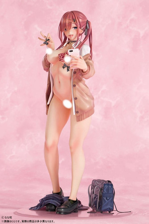 [PRZEDSPRZEDAŻ] Original Character Statue 1/5 Red-Haired Gyaru-Chan Bare Face Ver. Illustration by Nanamakura 29 cm