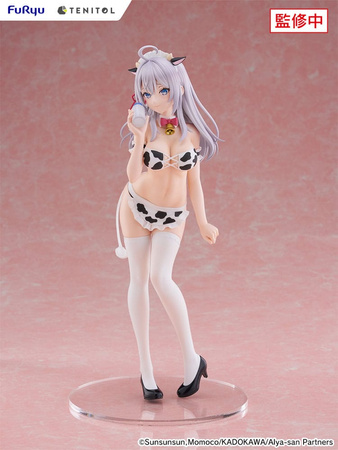 [PRZEDSPRZEDAŻ] Alya Sometimes Hides Her Feelings in Russian Tenitol Tall PVC Statue Alya Cow Costume Ver. 29 cm