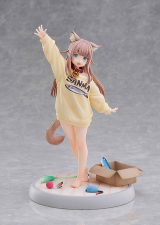 [PRZEDSPRZEDAŻ] My Cat Is a Kawaii Girl Statue 1/6 Kinako Play With Ver. AmiAmi Limited Edition 21 cm