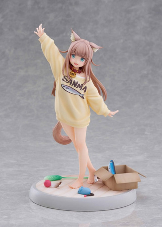 [PRZEDSPRZEDAŻ] My Cat Is a Kawaii Girl Statue 1/6 Kinako Play With Ver. AmiAmi Limited Edition 21 cm