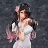 Original Illustration PVC Statue Mai Okuma illustration Healing-type white chinese dress lady 26 cm