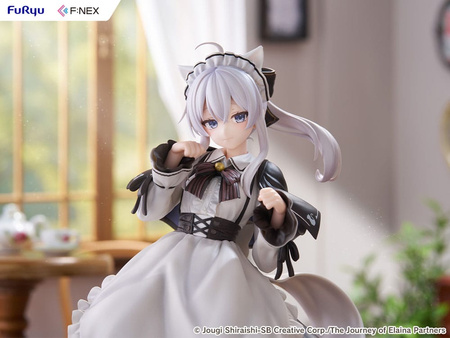 [PRZEDSPRZEDAŻ] Wandering Witch: The Journey of Elaina F:NEX PVC Statue 1/7 Elaina Maid costume with cat ears Ver. 24 cm