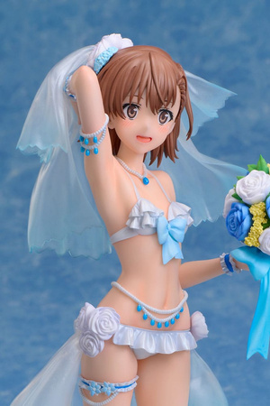 [PRZEDSPRZEDAŻ] A Certain Scientific Railgun T PVC Statue 1/7 Mikoto Misaka Wedding Swimsuit Ver. 25 cm