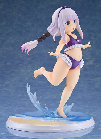 [PRZEDSPRZEDAŻ] Miss Kobayashi's Dragon Maid PVC Statue 1/6 Kanna Kamui: Excited to Wear a Swimsuit at Home Ver. (Purple) 20 cm