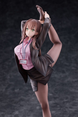 Original Character PVC Statue 1/4 OL-chan Who Doesn't Want to Go to Work Pink Ver. Deluxe Edition 26 cm