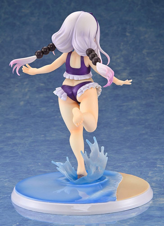 [PRZEDSPRZEDAŻ] Miss Kobayashi's Dragon Maid PVC Statue 1/6 Kanna Kamui: Excited to Wear a Swimsuit at Home Ver. (Purple) 20 cm