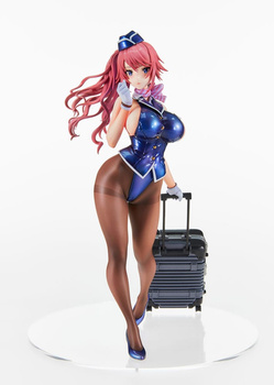 [PRZEDSPRZEDAŻ] Original Character PVC Statue Tight na Oshigoto Work 3: Cabin Attendant Aya Saionji Antenna Shop Limited Edition 25 cm