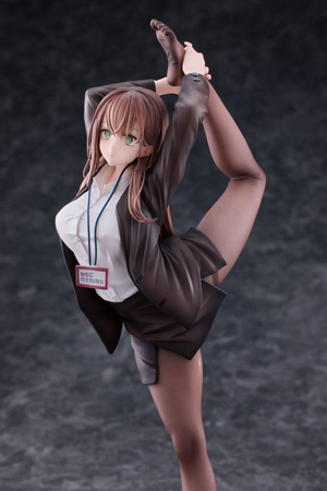 Original Character PVC Statue 1/4 OL-chan Who Doesn't Want to Go to Work White Ver. Deluxe Edition 26 cm